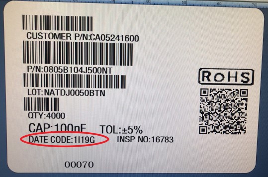 如何看貼片電阻電容各個品牌的生產日期